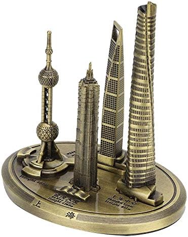 Modelo de edifício frontal de Wal Shanghai Oriental Pearl Tower Modelo