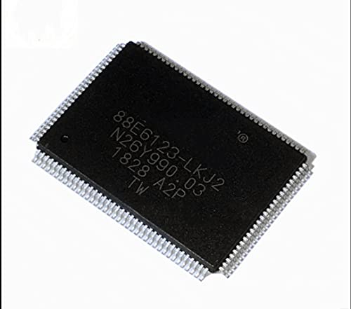 ANNCUS 1-10PCS 88E6123-LKJ2 88E6123-A2-LKJ2C000 TQFP-128 Comunicação de rede Ethernet Control Chip-