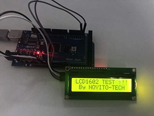 Noyito 1602 16x2 Módulo LCD Escamada azul Luz de fundo com IIC I2C Interface Serial do Driver para UNO R3 Mega2560