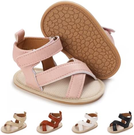 Baby Girl Boy Sandals, Premium macio anti-deslize sola infantil sandálias de bebê Sapatos casuais de praia