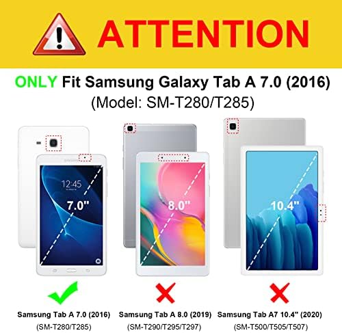 Caso de silicone fintie para o Samsung Galaxy Tab A 7.0, [série de pente de mel] Peso [Anti Slip] Tampa à prova de choque [Kids Friendly]