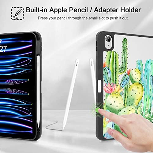MEKTRON iPad 10th Gen Case 2022 A2757/A2696/A2777 10,9 polegadas Tampas de proteção, porta -lápis, suporte para o corpo de proteção