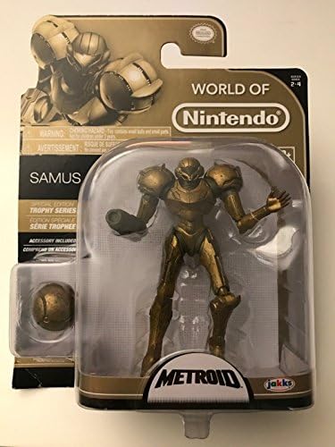 World of Nintendo, Série 2-4, figura de ação do Metroid Samus, 4 polegadas