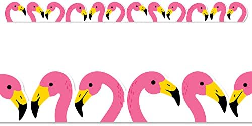 CTP Flamingos EZ Border Bulletin Board Fronteira para sala de aula, 48 pés por pacote