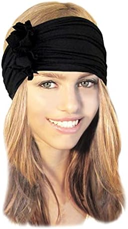 Sharirose Turban Band Band Loja de algodão macia Band para Women Hairband Boho Chic Made