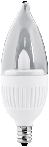 Feit Electric CFC/DM/LED 3 watts, lâmpada de lustre de alto desempenho, Base Candelabra