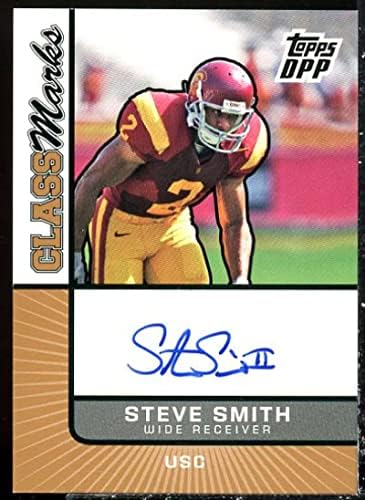 Steve Smith 2007 Topps Draft Picks and Prospects Class Marks Autografs SS