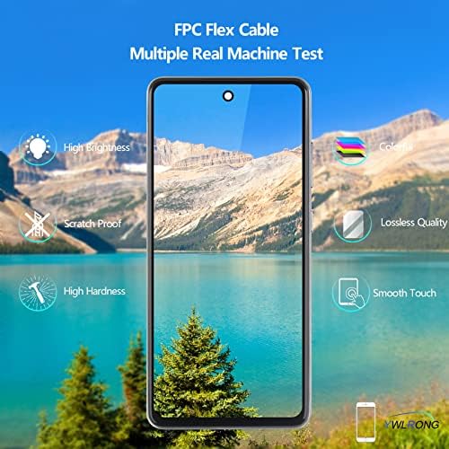 Display Ywlrong para Samsung Galaxy A52 5G Substituição Digitalizador de tela de toque de tela 5G Conjunto do Samsung