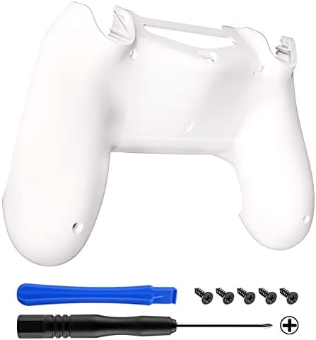 Extremerar White Soft Touch Game Melhoria Partes de substituição Tampa da carcaça Back, Shell de fundo personalizado Compatível