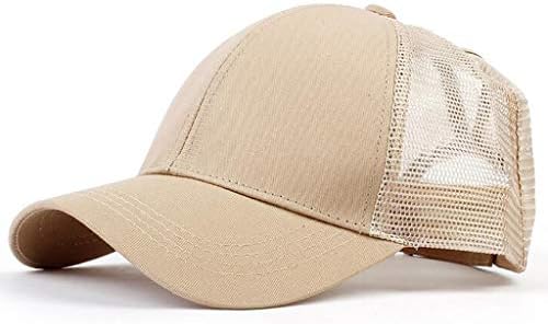 Chapéu colorido unissex aberto boné de beisebol sólido Capas de sol ao ar livre chapéus respiráveis ​​malha lavável
