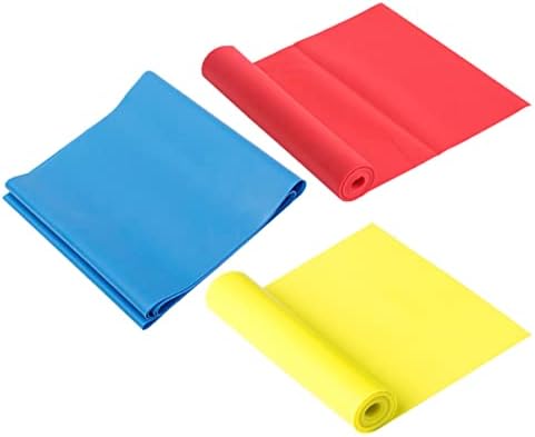 Bandas de exercício Toyvian 6 PCs 150cm Resistência Banda de Exercício Bandas Elasta Bandas de Rubber Ginásio Elastic Bands