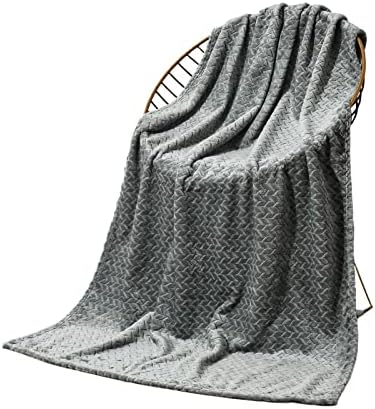 Cobertor de cachorro Easycozy, cobertor de gato, cobertor de sofá, cobertor de cama, design de orelha de trigo, cinza