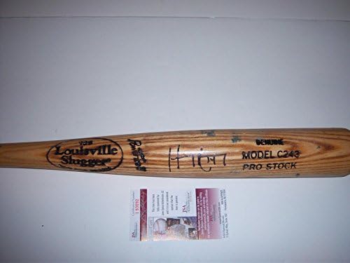 Hanley Ramirez Losangeles Dodgers, Marlins JSA/COA Assinado Game Usado Bat - MLB Autographed Game Usado Bats