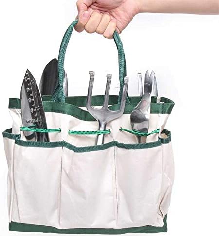 Bolsa de jardim de bolsa de jardinagem com 8 bolsos laterais Bolsa organizadora de bolsos laterais com alça de jardinagem