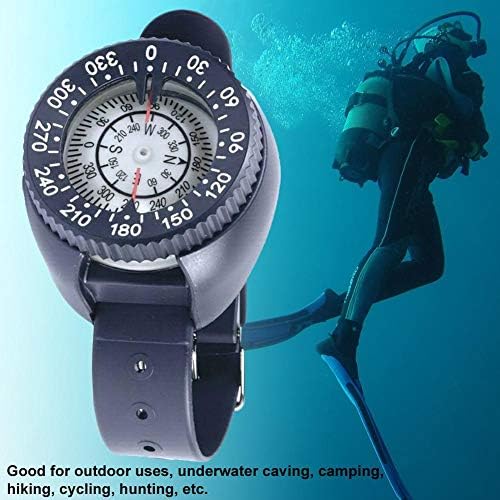Dann Wrist Watch Compass ao ar livre de sobrevivência de camping aventura de caminhada de mergulho à prova d'água