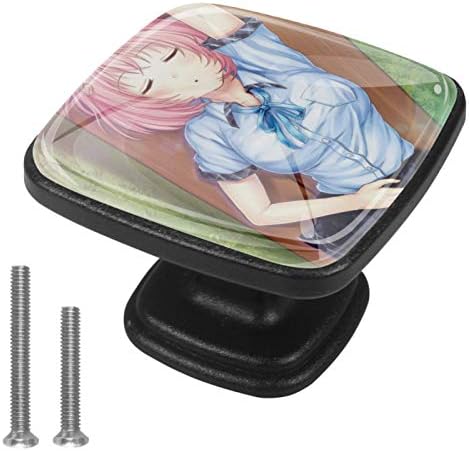 Botões de mobília desheze anime anime fofa de cozinha de cozinha de cozinha armário de hardware armário de porta maçaneta