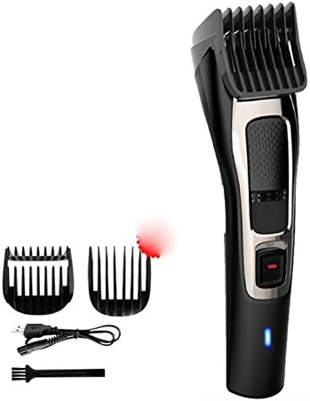 Zlxdp barbeiro de corte de cabelo de cabelo profissional kit profissional recarregável sem fio armário de cabelo elétrico