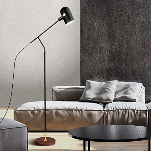 Lâmpada de piso padrão SMLJLQ Pós-moderna Iluminação LED minimalista para quarto/sala de estar/estudo