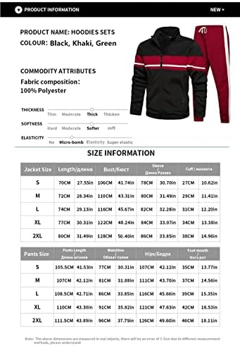 MoonColour Men's Tracksuit Athletic Sports Casual Full FELL Runging Sweats