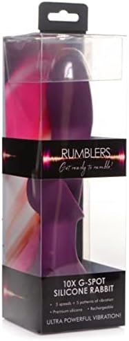 RumBlers 10x Vibrador de silicone G-Spot para mulheres. Brinquedos sexuais para prazer e casais para adultos. Estimulador vibratório