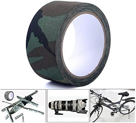 Zhi jin 1roll camuflage ducto fita adesiva fitas camufladas para caçar treinamento ao ar livre protetor 50mm x 10,9yd digital