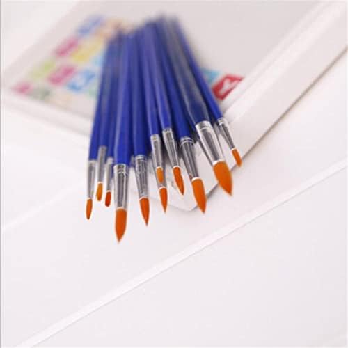 12pcs/pacote de pincel de cabelo de nylon Conjunto para pintura a óleo de acrílica Aquarel