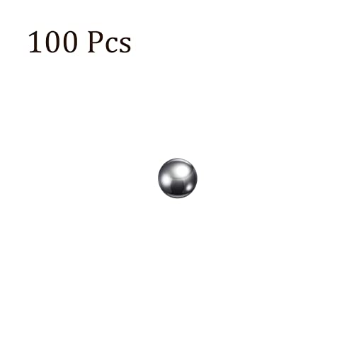 Kozelo 100pcs bolas de precisão - [1/8 ] 440C Aço inoxidável para uso de rolamentos, sólido