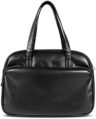 WSSBK Soft PU Leather Women Laptop Bag Notebook Portátil transportar Bolsa de viagens de moda de moda
