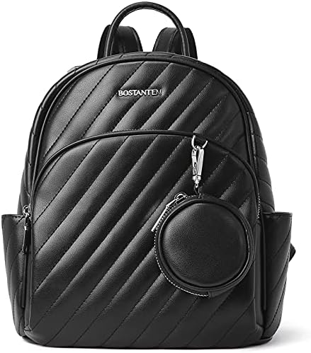 Bostanteen Mini Backpack Small Backpack Purse for Women and Men Coolpack de couro de 15,6 ”Laptop Backpack Business Business Business