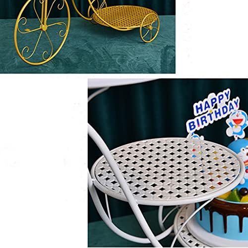 Cupcake stand bolo de casamento criativo suporte de ferro forjado multifuncional cerimônia de bicicleta aniversário de camada