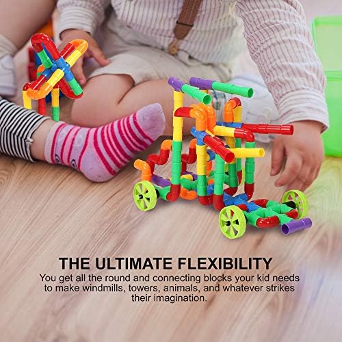 Kakatimes STEM Building Blocks Toy for Kids, Kit de brinquedos para crianças pequenas educacionais, brinquedos de construções para