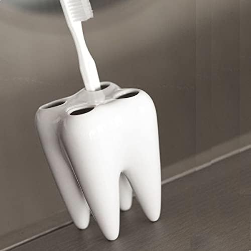 Suporte da escova de dentes ebiz na forma de dentes molares