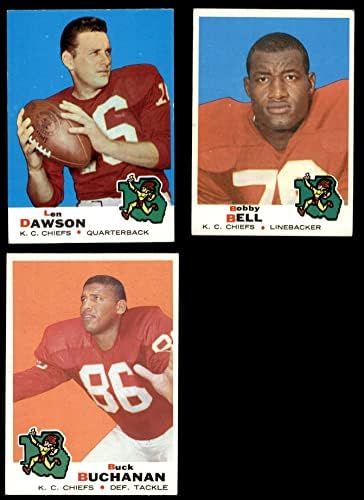 1969 Topps Kansas City Chiefs Set Set Kansas City Chiefs Ex/MT Chiefs