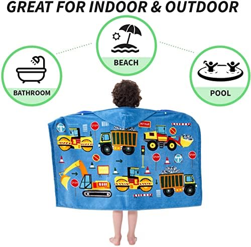 Bavilk Kids Bath Bath Bath Beach Towel Garotos Piscina de natação Garota super absorvente desenho animado Animal