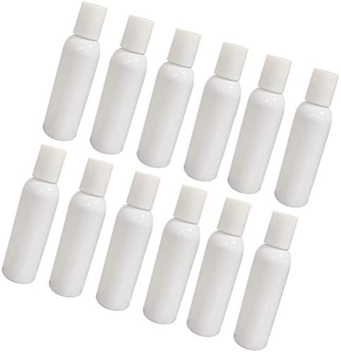 Cabilock Durável 12pcs de um conjunto Plastic Round Bottle Bottle Portable Subpackaging Bottle Loção Dispensador