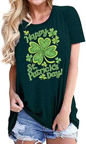 Camiseta do dia de St. Patricks Gnomos Camisetas camisetas shamrock Tees gráficos soltos FIT CREVENÇÃO TOPS DE BLUSHA DE