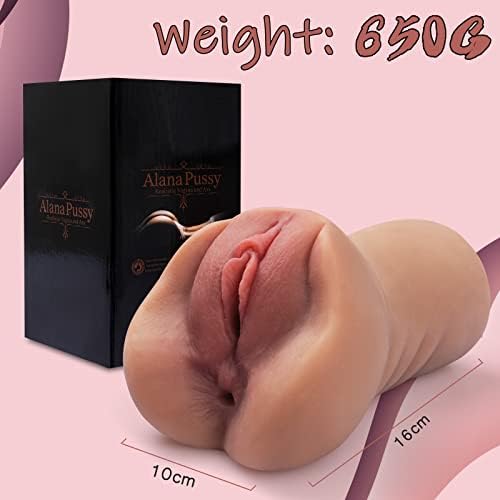 Masturbadores masculinos Buceta de bolso realista de brinquedos sexuais, 2 em 1 3d vagina realista e brinquedos sexuais anal para