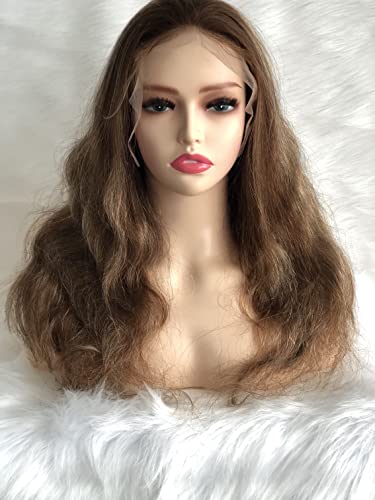 Guanyuwigs 13x4 onda corporal Destaque Lace Frente Hair Human Wig Transparente Lace peruca 4/27