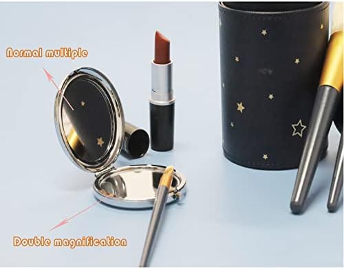 LQRI Cinderela Princesa Maquiagem Espelho Fada Fada Cartoon filme Pocket Makeup Mirror Fairy Shoes Filme Gift