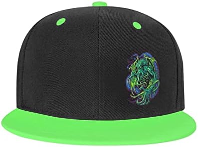 ZXLQ Cthulhu Mythos Punk Hip Hop Baseball, chapéu de snapback ajustável para chapas de garotos e garotas