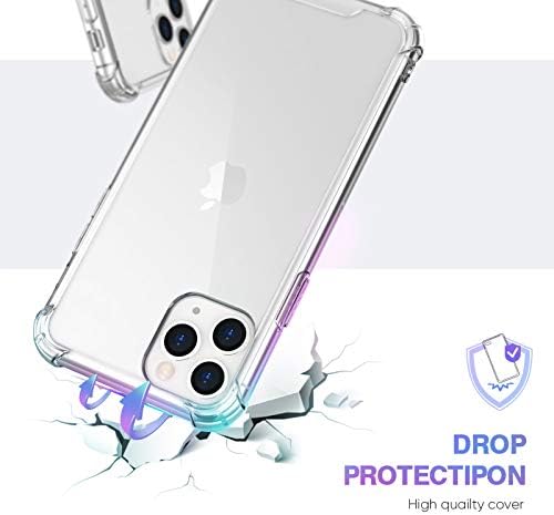 Case Oribox Compatível com o caso do iPhone 11 Pro, com 4 cantos proteção à prova de choque
