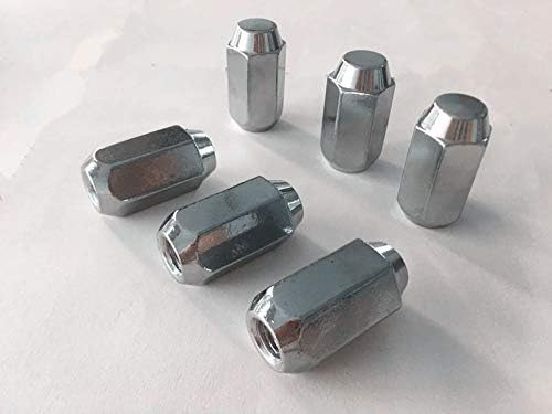 20pcs Chrome 12mm x 1,25 porcas de encerramento de rodas Fit 2009 Subaru Forester pode caber nas jantes OEM, o comprador