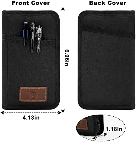 WeGrind Journal Cover Bag para Notas de campo Notebooks Moleskine Cahier 3,5 * 5,5 polegadas Coberta de notebook resistente à