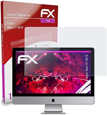 Atfolix Plastic Glass Protective Film Compatível com Apple IMAC 27 2019 Glass Protector, 9H Protetor de tela de vidro de vidro híbrido