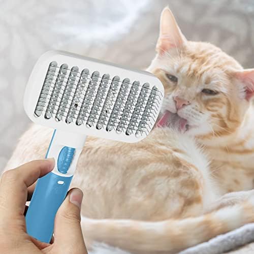 Capata de cabelo animal para lavar escova de aço escova de escova de escova de limpeza gato gato inoxidável para escova