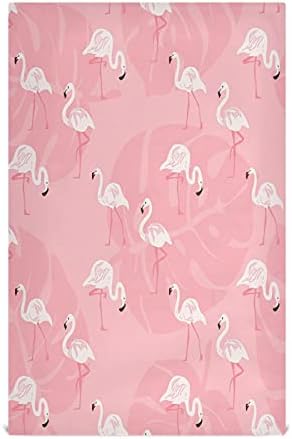 Alaza rosa flamingos01 Toalhas de prato decorativo de cozinha 1 peça, toalhas de mão macia e absorvente de cozinha para casa toalhas