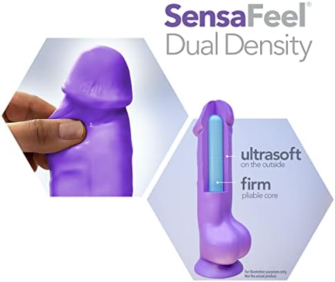 Blush neo - vibrador realista de 6 - Sensa sinta densidade dupla macia pequena eixo de espessura de 1,25 de espessura