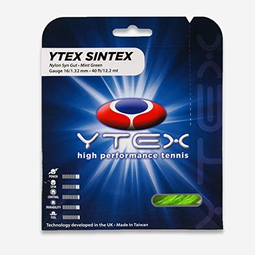 Ytex sintex verde menta nylon gut sintético tênis racquet string