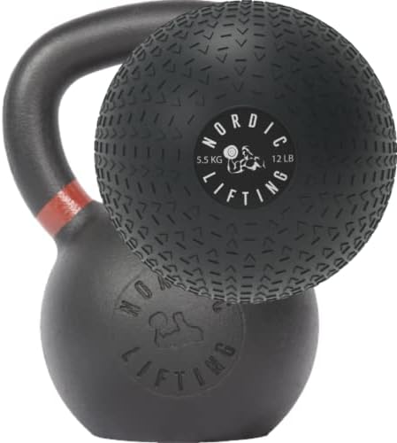 Kettlebell - pacote de 31 lb com slamball - 12 lb