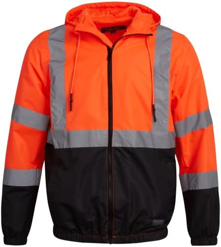 Bass Creek Outfitters de alta visibilidade da jaqueta reflexiva de segurança refletida Hi vis Imperperperperole vestuário